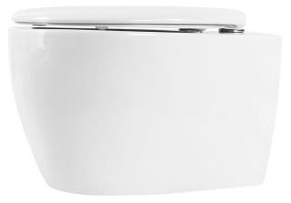 Подвесной унитаз Art&Max Imola безободковый белый AM217CHR